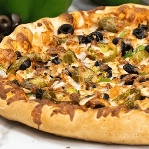 Veggi Delight Pizza.